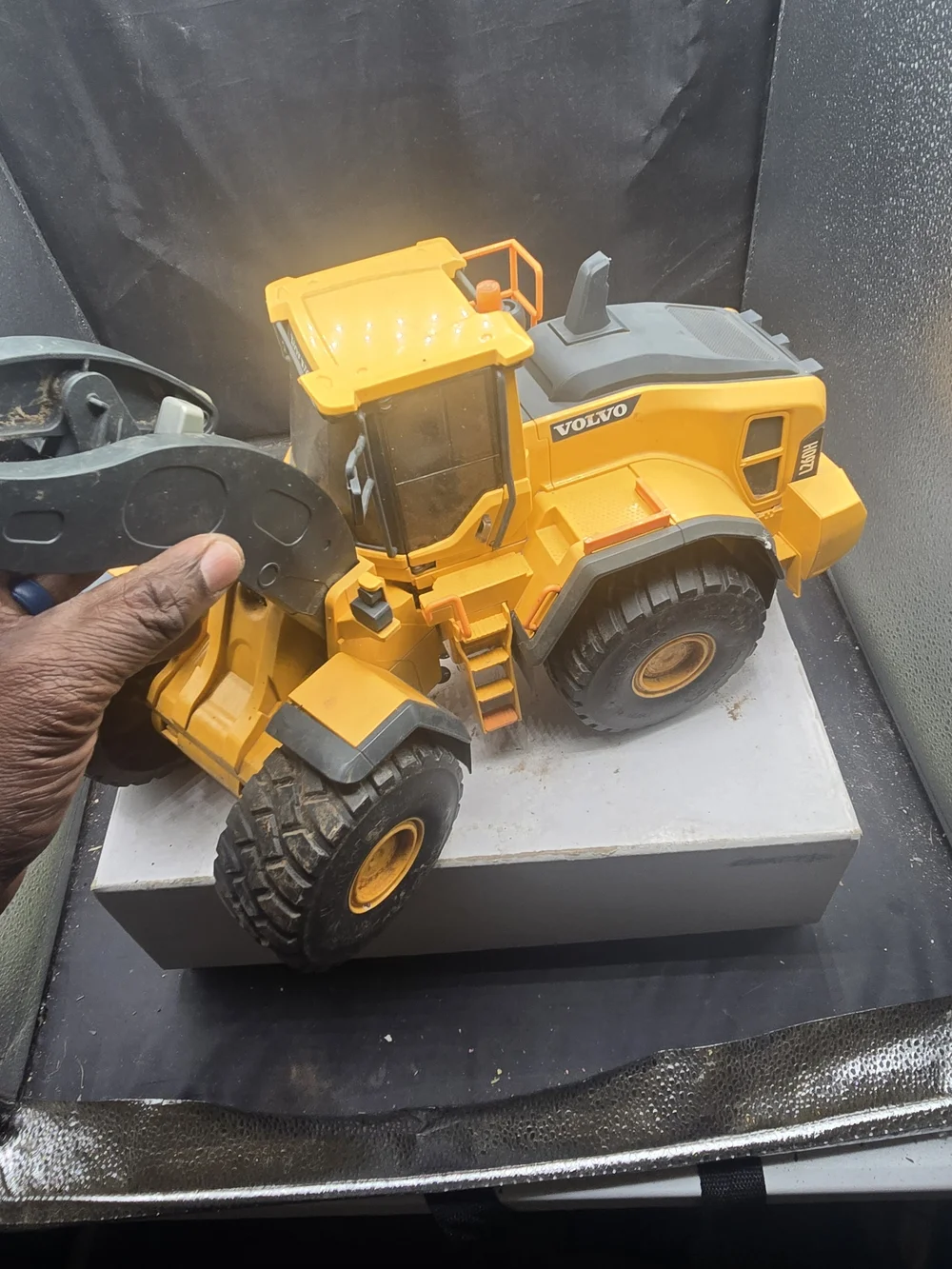 Volvo Yellow Toy Loader Truck for Kids - Durable Construction Play